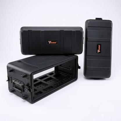 TAURUS 280-4U CASE RACK 4 CUERPOS 3 ESPACIOS PARA MICROFONOS