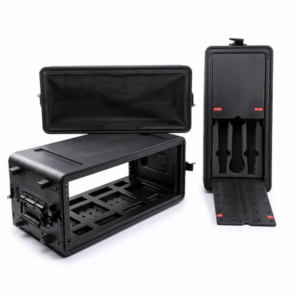 TAURUS 280-4U CASE RACK 4 CUERPOS 3 ESPACIOS PARA MICROFONOS