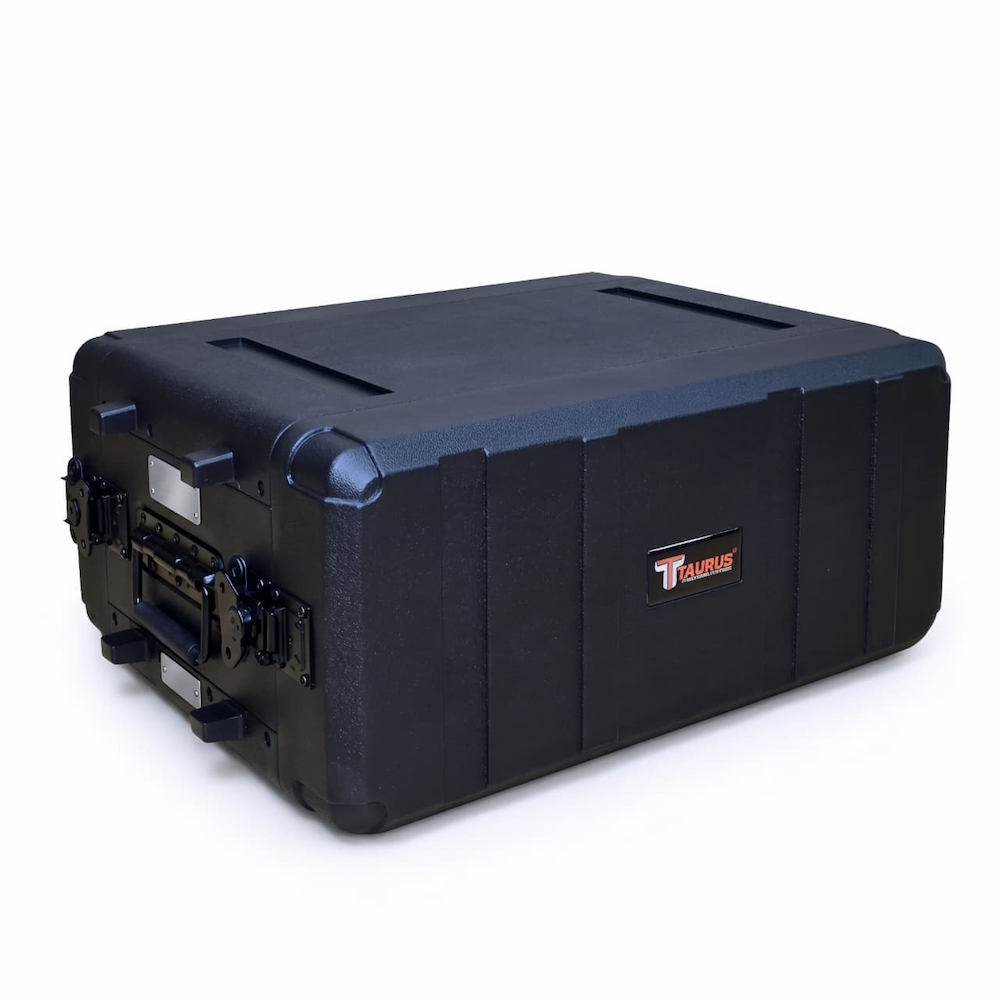 TAURUS 280-4U CASE RACK 4 CUERPOS 3 ESPACIOS PARA MICROFONOS