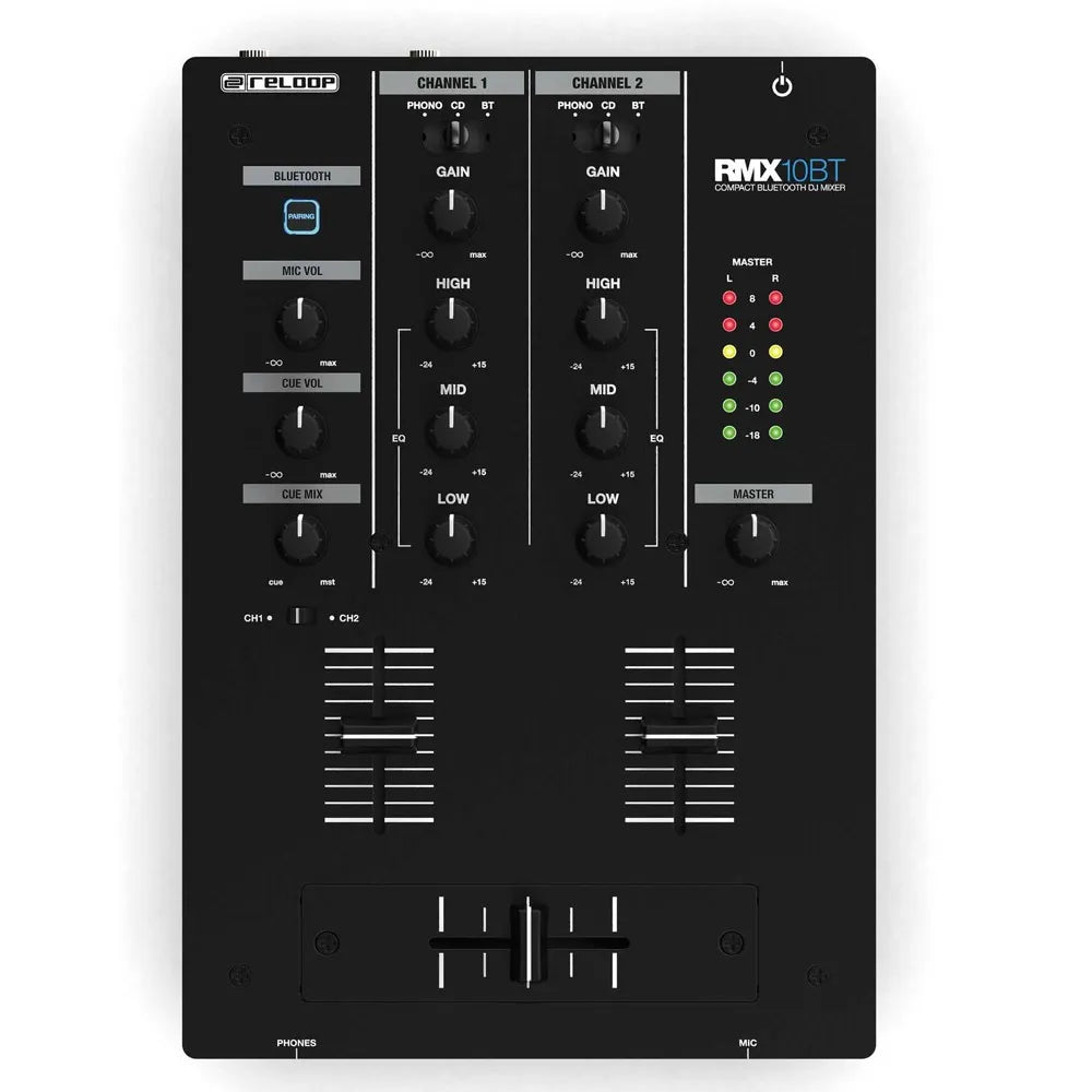 RELOOP RMX10BT MIXER 2CH CON BLUETOOTH