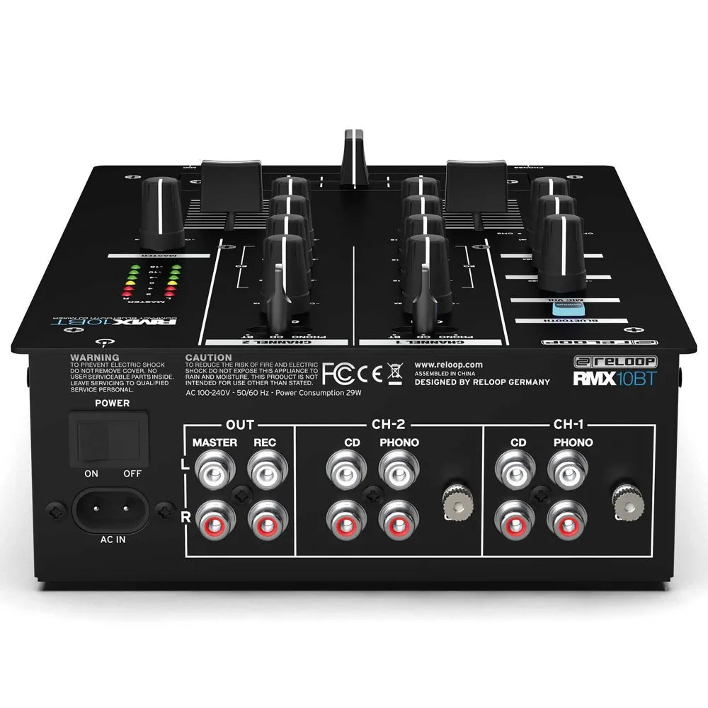 RELOOP RMX10BT MIXER 2CH CON BLUETOOTH