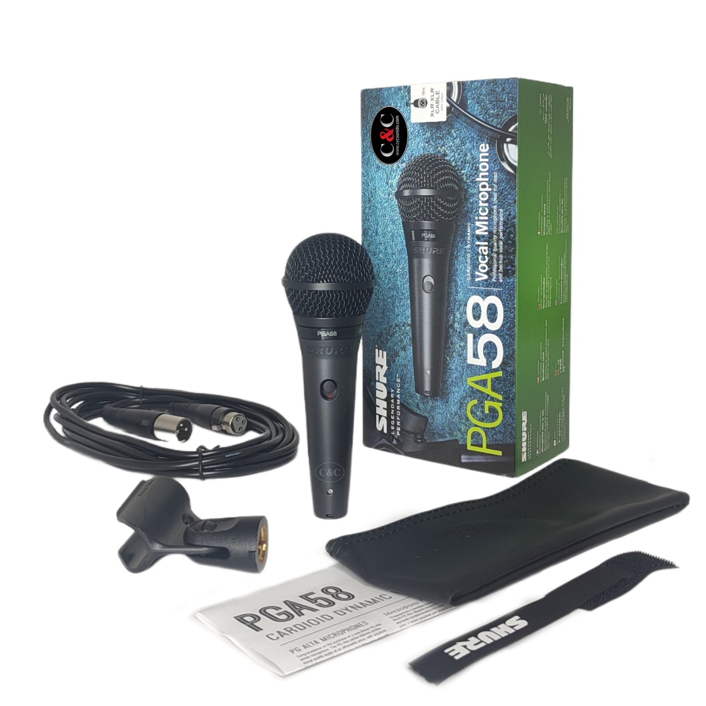 SHURE PGA58XLR MICROFONO VOCAL