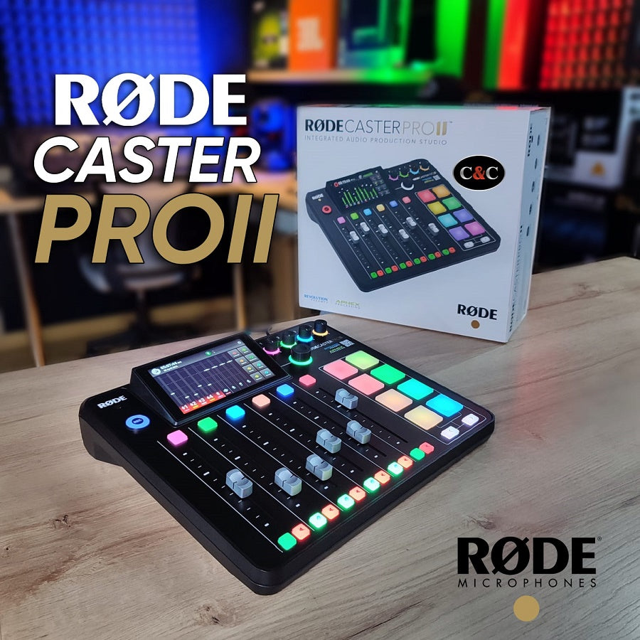 RODE RODECASTER PRO II NEGRA CONSOLA PARA STREAMING