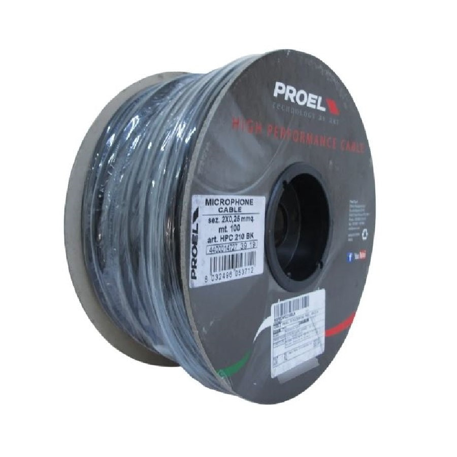 Cable proel X 100mts HPC210BK