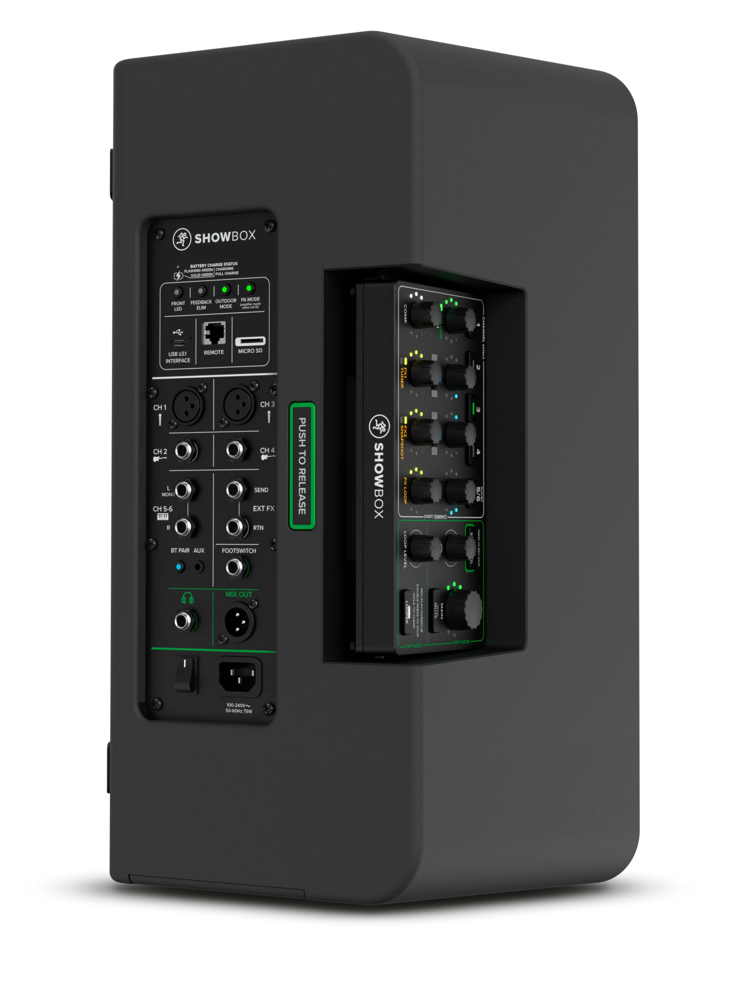 MACKIE SHOWBOX CABINA RECARGABLE