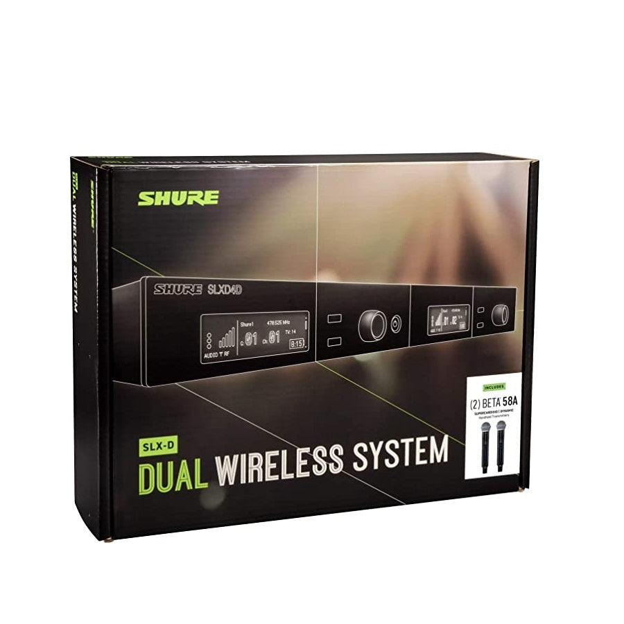 SHURE SLXD24D/B58 MICROFONO INALAMBRICO DOBLE