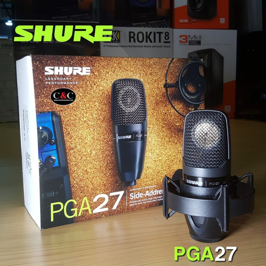 SHURE PGA27LC MICROFONO CONDENSADOR