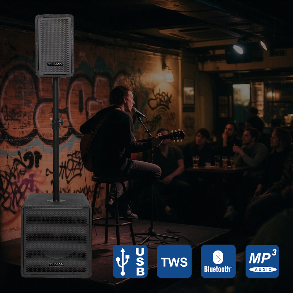 TUMAN TPS1226CO SISTEMA PROFESIONAL 2.2 KARAOKE Y FIESTAS