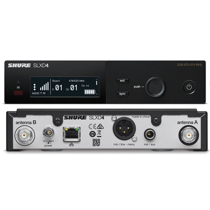 SHURE SLXD24/SM58 MICROFONO INALAMBRICO DE MANO