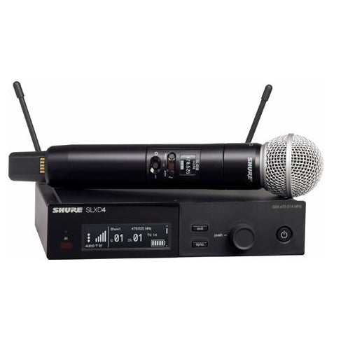 SHURE SLXD24/SM58 MICROFONO INALAMBRICO DE MANO