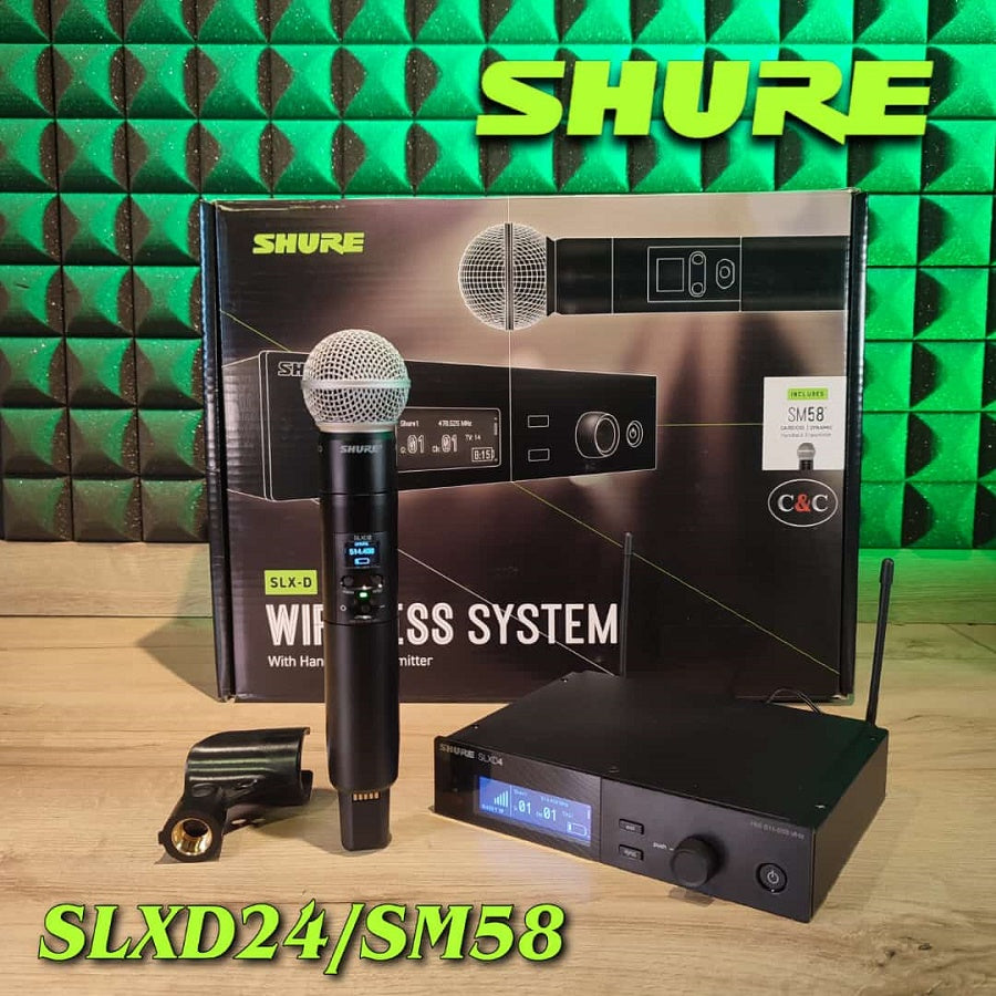 SHURE SLXD24/SM58 MICROFONO INALAMBRICO DE MANO