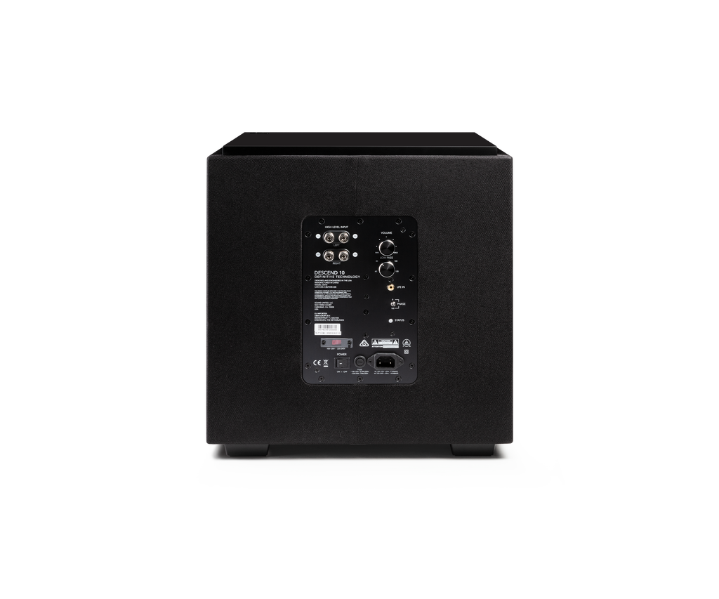 DEFINITIVE TECHNOLOGY DESCEND DN10 SUBWOOFER 10" ALTO RENDIMIENTO