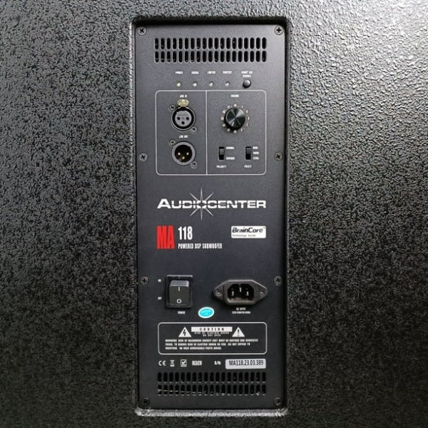AUDIOCENTER MA118 BAJO ACTIVO DE 18 PULGADAS