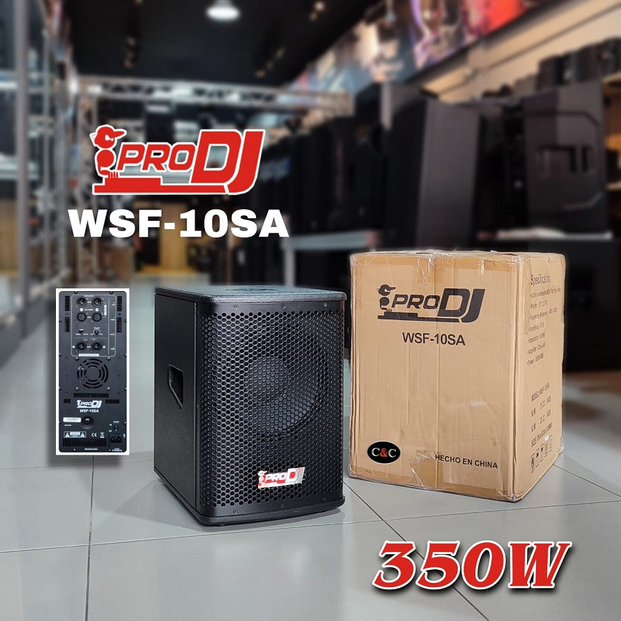 PRO DJ WSF10SA BAJO ACTIVO DE 10''