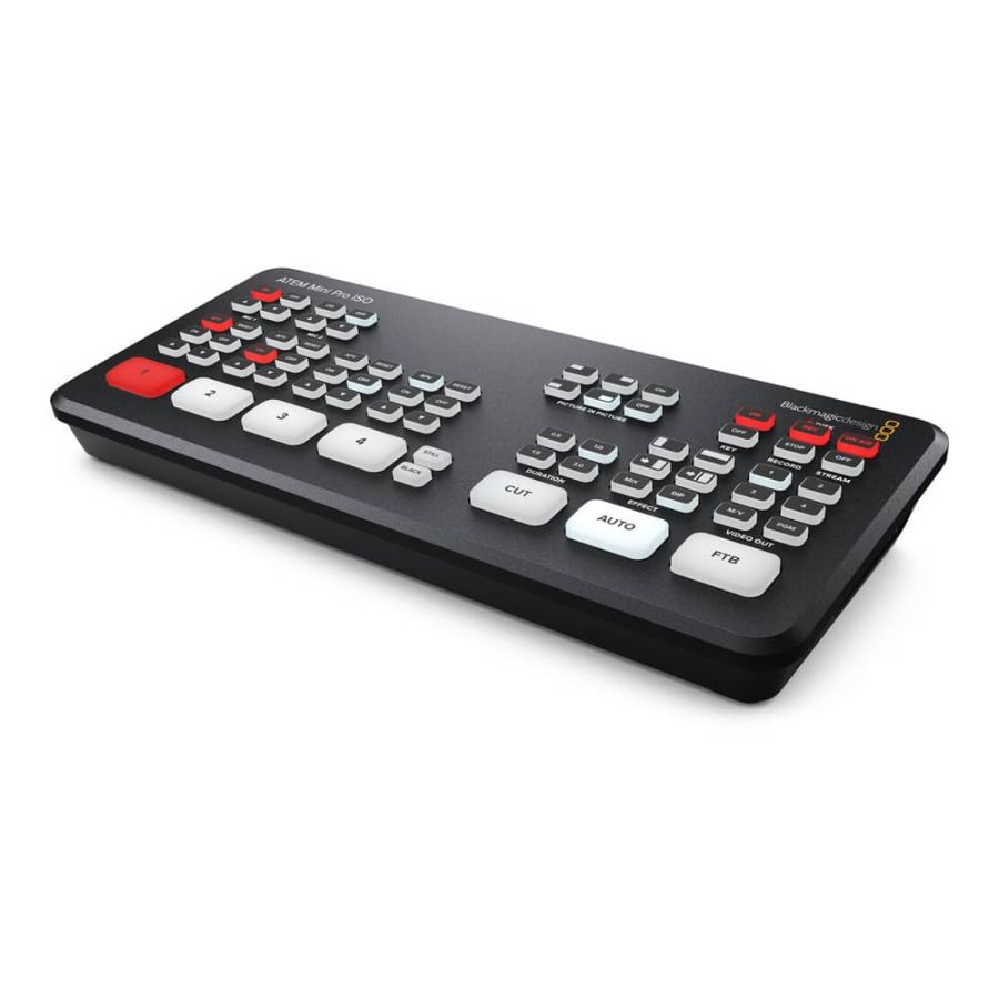 BLACKMAGIC ATEM MINI PRO ISO MEZCLADOR DE VIDEO 4 ENTRADAS