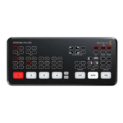 BLACKMAGIC ATEM MINI PRO ISO MEZCLADOR DE VIDEO 4 ENTRADAS