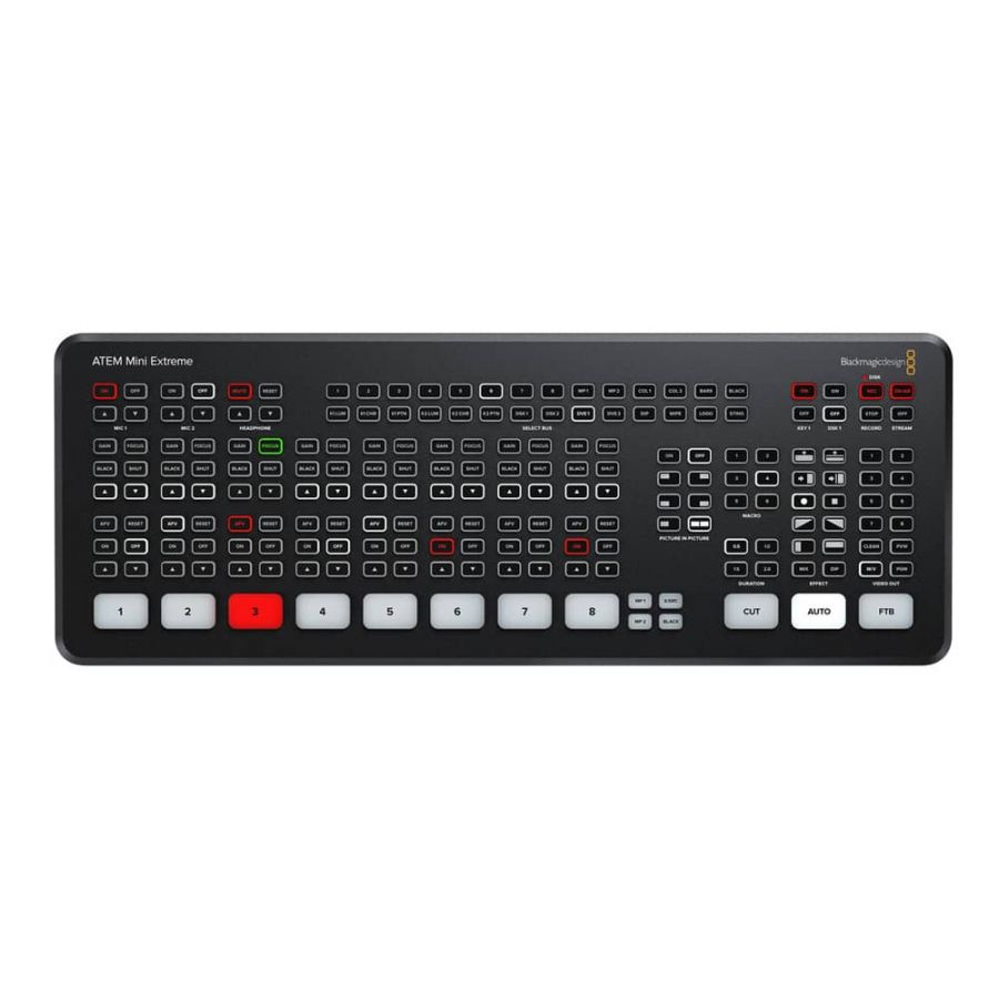 BLACKMAGIC ATEM MINI EXTREME MEZCLADOR DE VIDEO