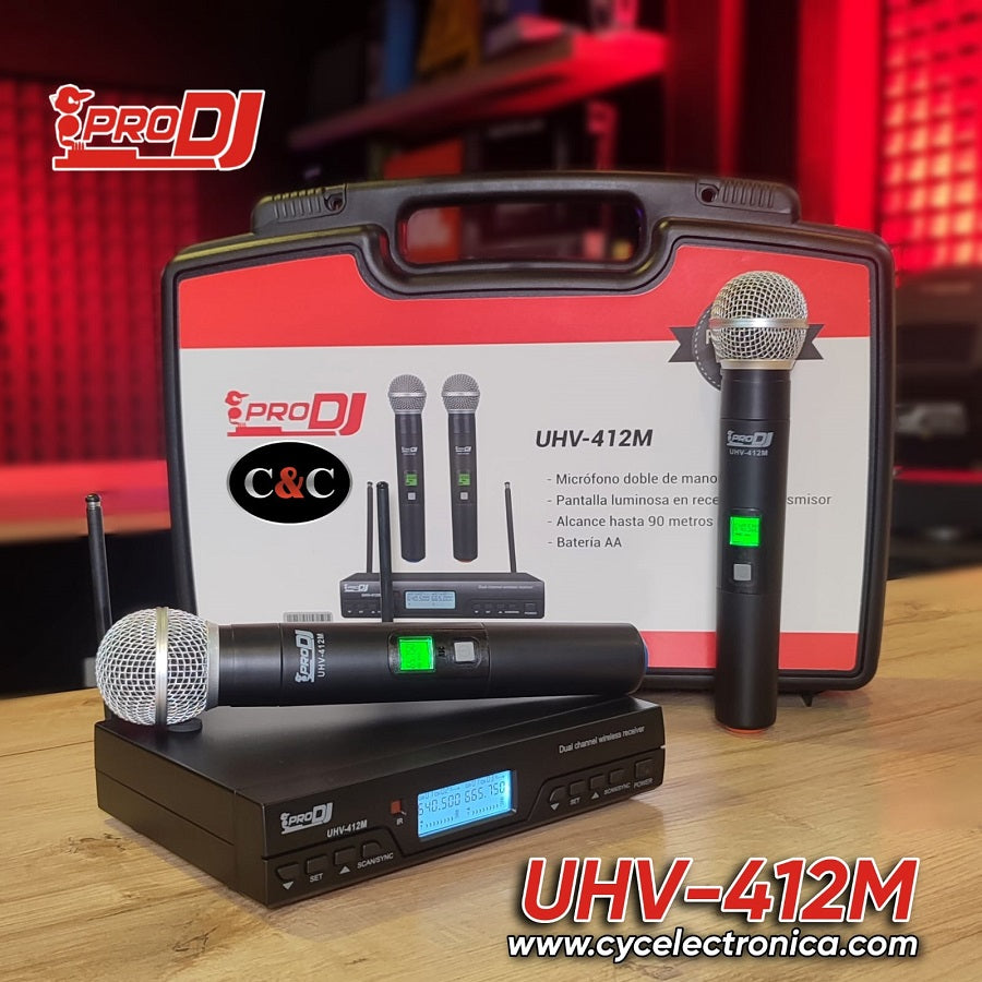 Micrófono inalámbrico UHV412M