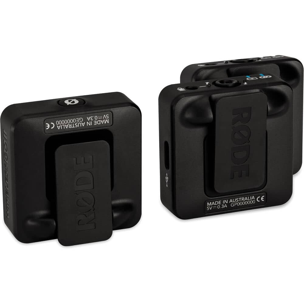 Sistema de micrófono inalámbrico digital compacto (2.4 GHz, negro) WIRELESS GO II NEGRO